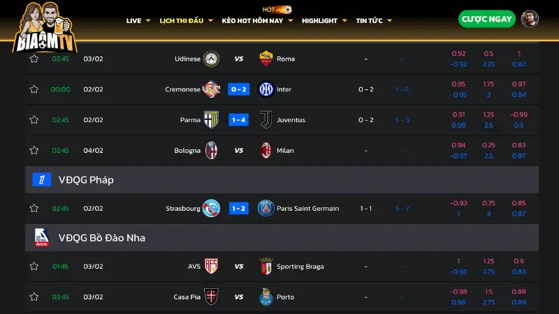 Lịch Thi Đấu Và Bảng Xếp Hạng Rõ Ràng